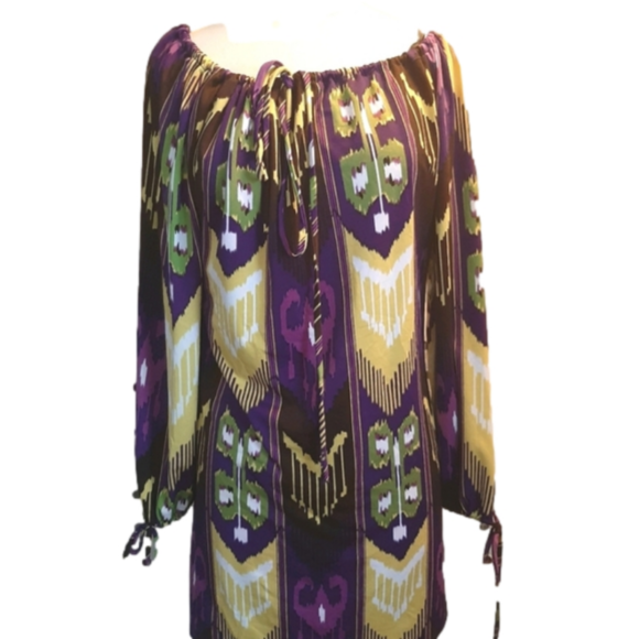 ailyn paige Dresses & Skirts - Boho Ailyn Page Mini Tunic Dress Size M